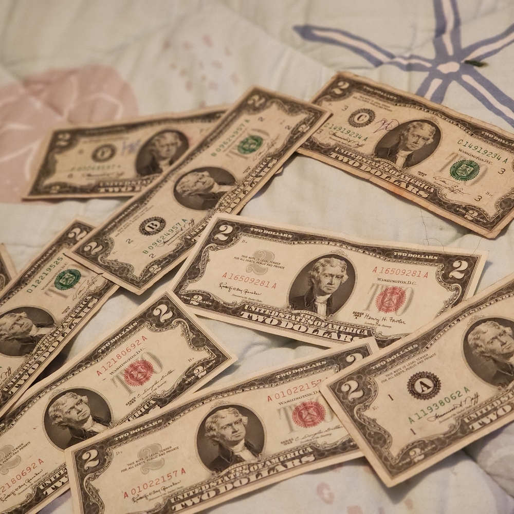 Old two dollar bill party bundle 🥳